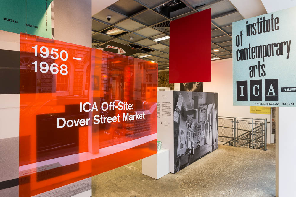 Install shot of ICA Off-Site: Dover Street Market 11 Feb 2014 – 6 Apr 2014 Photo: Mark Blower