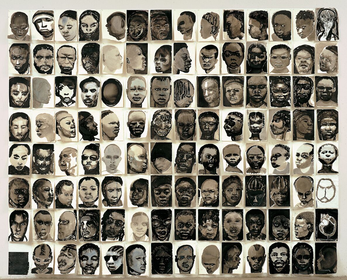 Marlene Dumas, Black Drawings, 1991 1992, collection DE Pont museum FAD Magazine