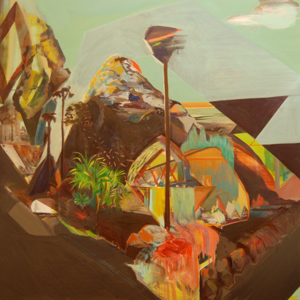 Merlin Ramos 'Is Tropical' Oil on Linen 100x100cm - 2014