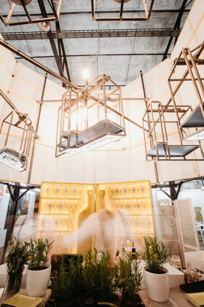 Michele Ormas, installation view of Architectures of the Night, an Absolut Art Bar at Kolner Liste 2016. Courtesy Absolut