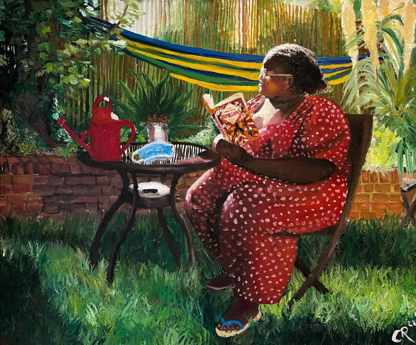 MyFriendinLockdownbyCharlotteRaymen_OilPainting FAD Magazine