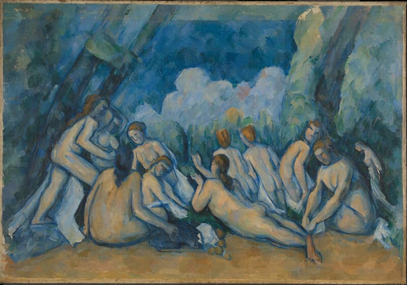 Paul Cézanne Bathers (Les Grandes Baigneuses), about 1894 – 1905 Oil on canvas 127.2 × 196.1 cm © National Gallery, London