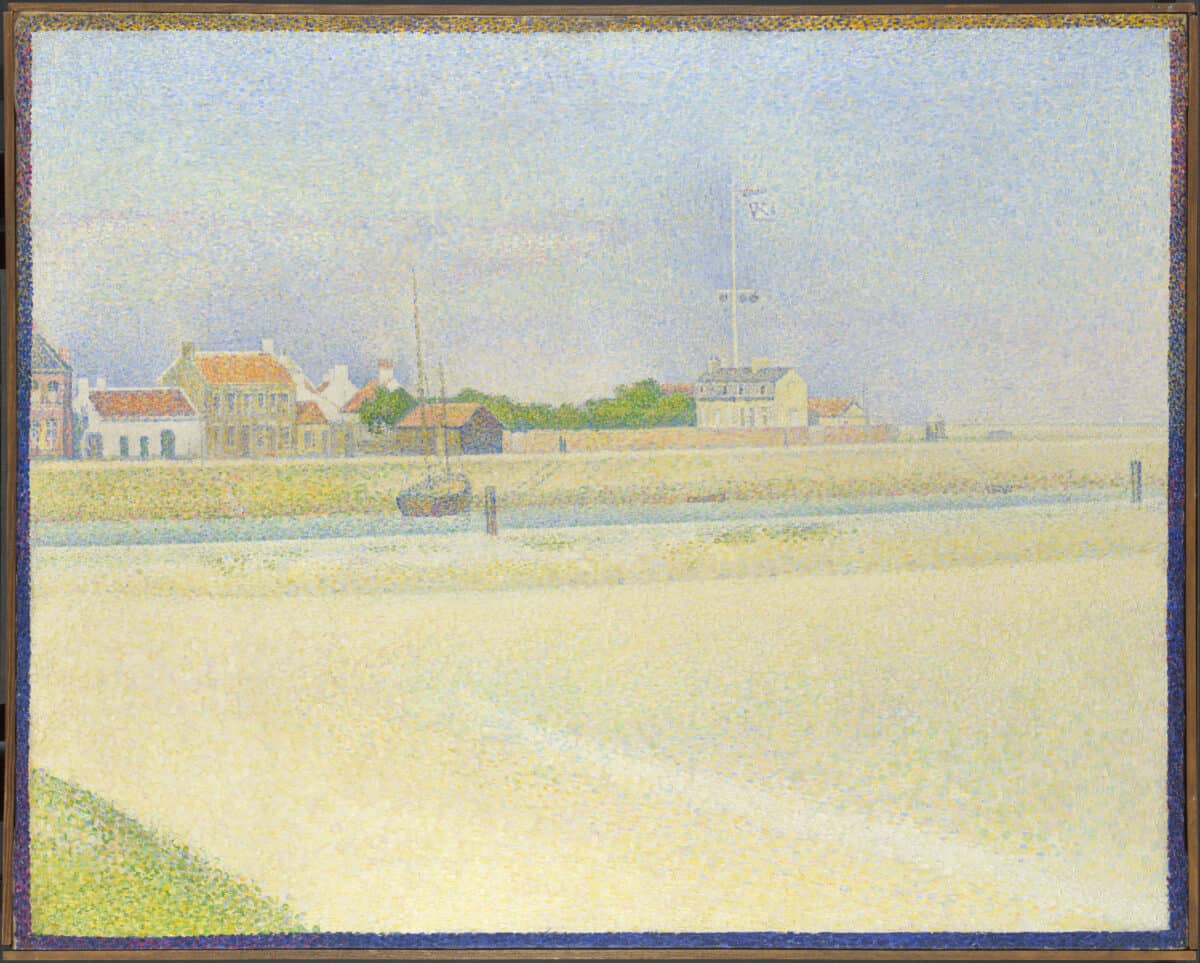 Georges Seurat The Channel of Gravelines, Grand Fort-Philippe, 1890 Oil on canvas65 × 81 cm© The National Gallery, London 