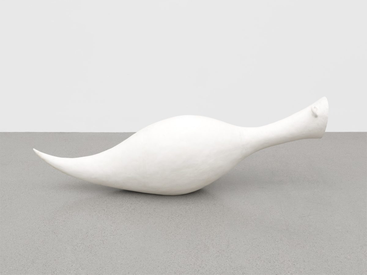 Not Vital sculpture featuring ear motif in Listening + Looking exhibition