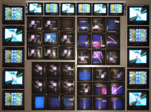 Nam June Paik, Internet Dream, 1994, Video Sculpture, ZKM Center for Art and Media Karlsruhe, Photo: ONUK (Berhard Schmitt), Nam June Paik Estate