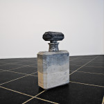 Nanna Abell, PRE-FALL 13 (BETONFLAKON), Concrete, iron oxide, musk perfume oil, 78 x 48 x 22 cm Courtesy Gallery Susanne Ottesen