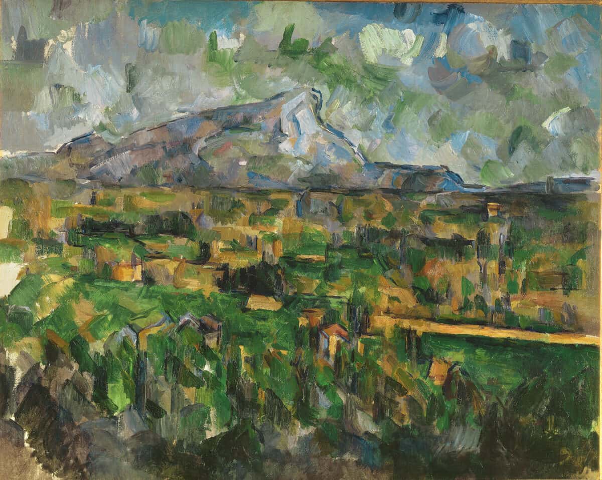Paul Cezanne Mont Sainte-Victoire 1902-6. Philadelphia Museum of Art. Gift of Helen Tyson Madeira, 1977, 1977-288-1