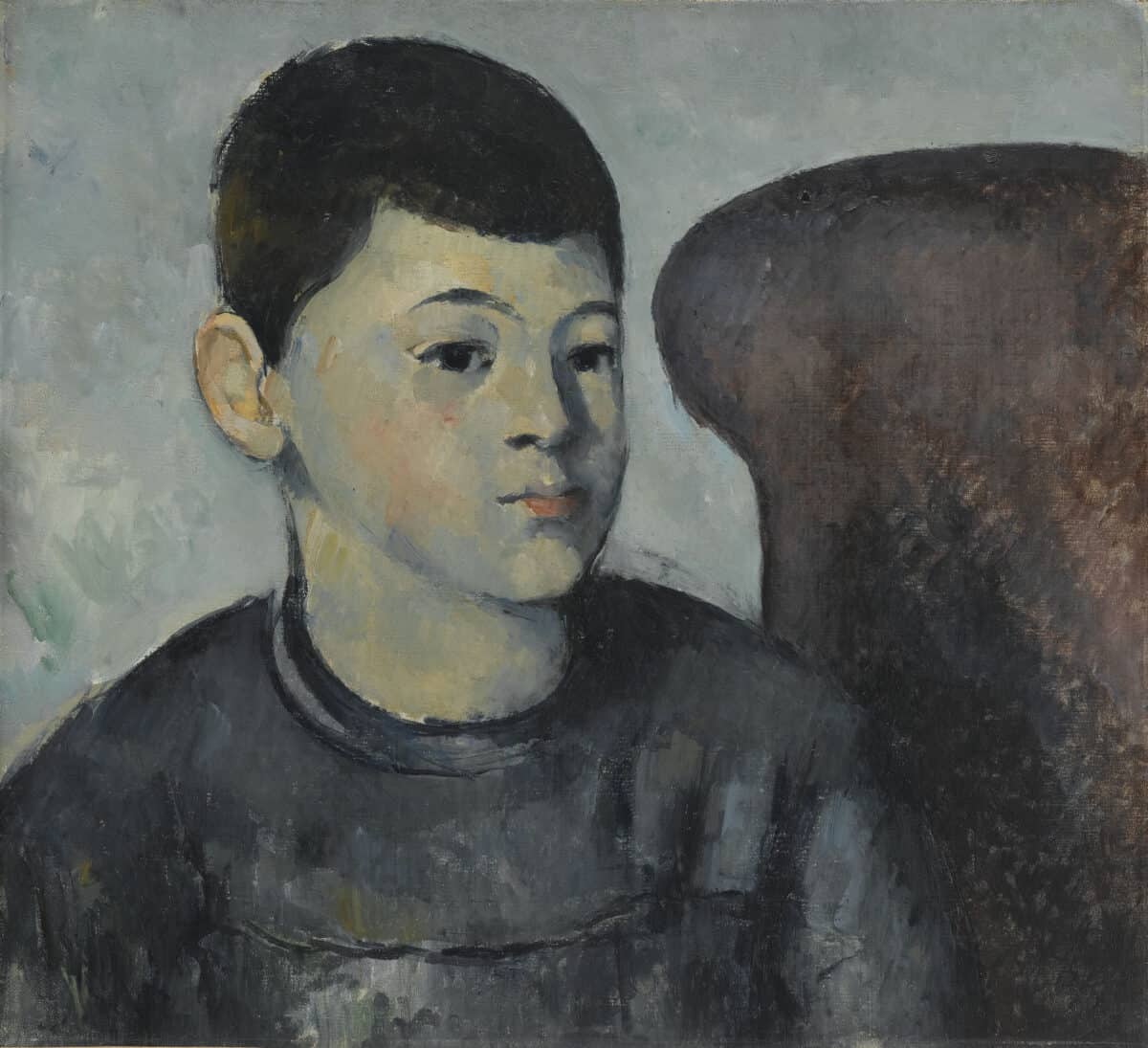Paul Cezanne Portrait of the Artist’s Son 1881-2. Paris, Musée de l’Orangerie, Jean Walter and Paul Guillaume Collection