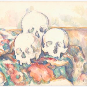 Paul Cezanne The Three Skulls 1902-6. The Art Institute of Chicago. Olivia Shaler Swan Memorial Collection
