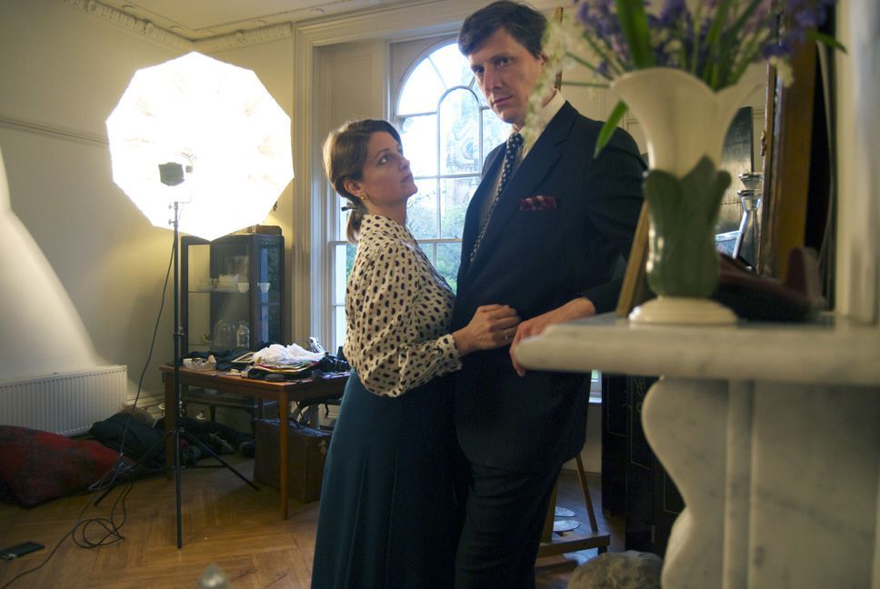 Mr. & Mrs. Philip Cath in their studio London