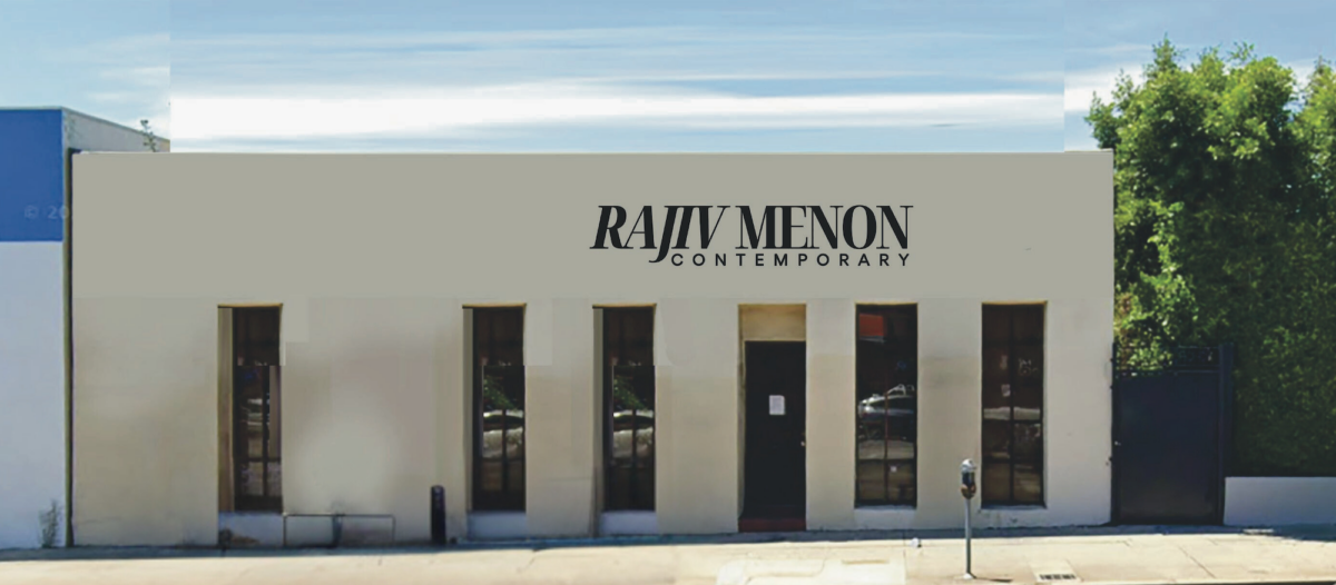 Rajiv Menon Contemporary is located at 1311 N. Highland Avenue in Los Angeles, California.