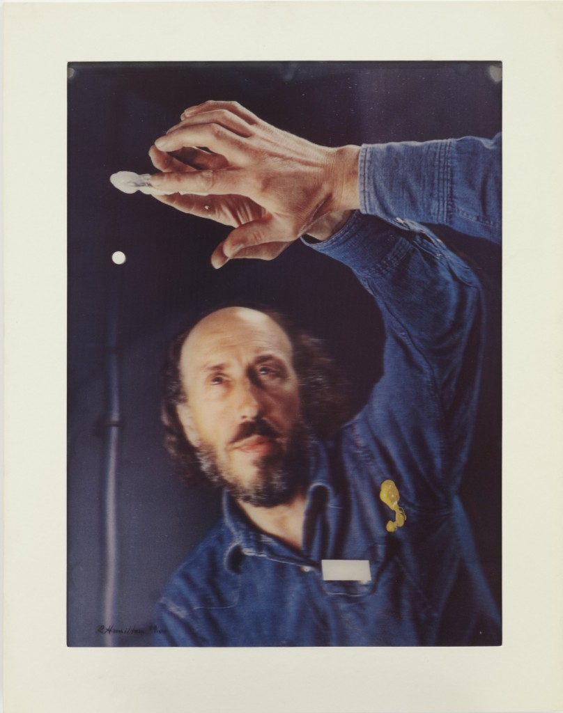 Richard Hamilton, Palindrome, 1974, Lenticular acrylic, laminated on collotype in 5 colours, on Chromolux paper, © The Estate of Richard Hamilton, Courtesy Alan Cristea Gallery