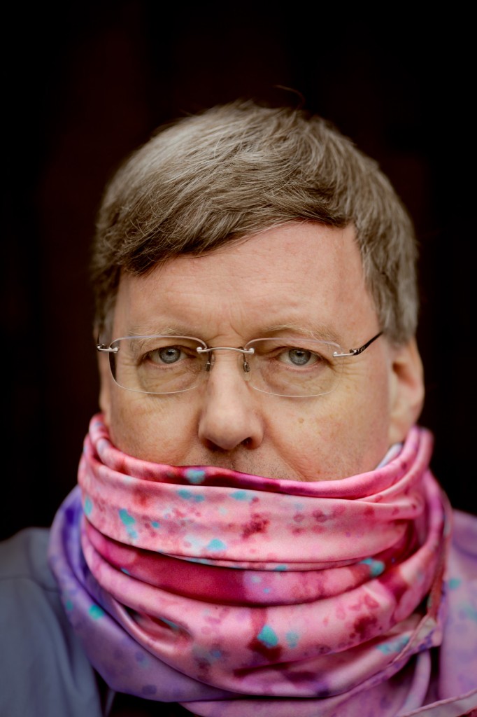 Professor Richard Weston at his home near Cardiff. Photo Rick Pushinsky.