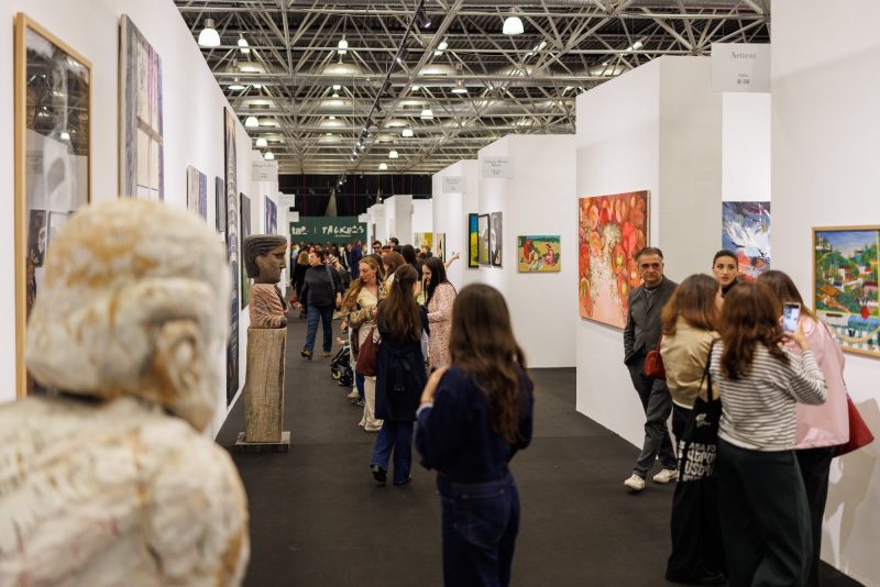 Visitors exploring Tbilisi Art Fair 2026