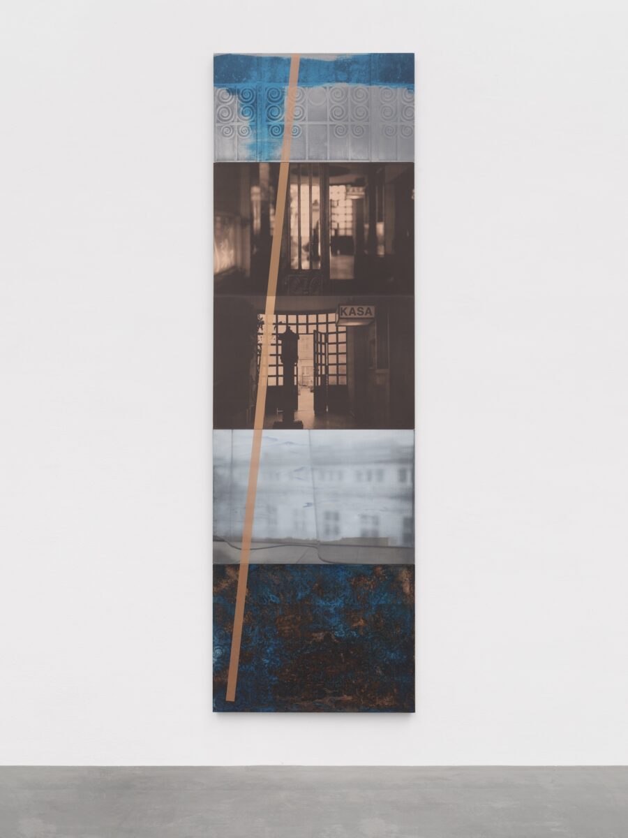 Magda StawarskaIn The Looking Glass, 2025Acrylic on copper TBC359.2 x 110 x 3.2 cm141 3/8 x 43 1/4 x 1 1/4 in© Magda Stawarska, Courtesy Lisson Gallery