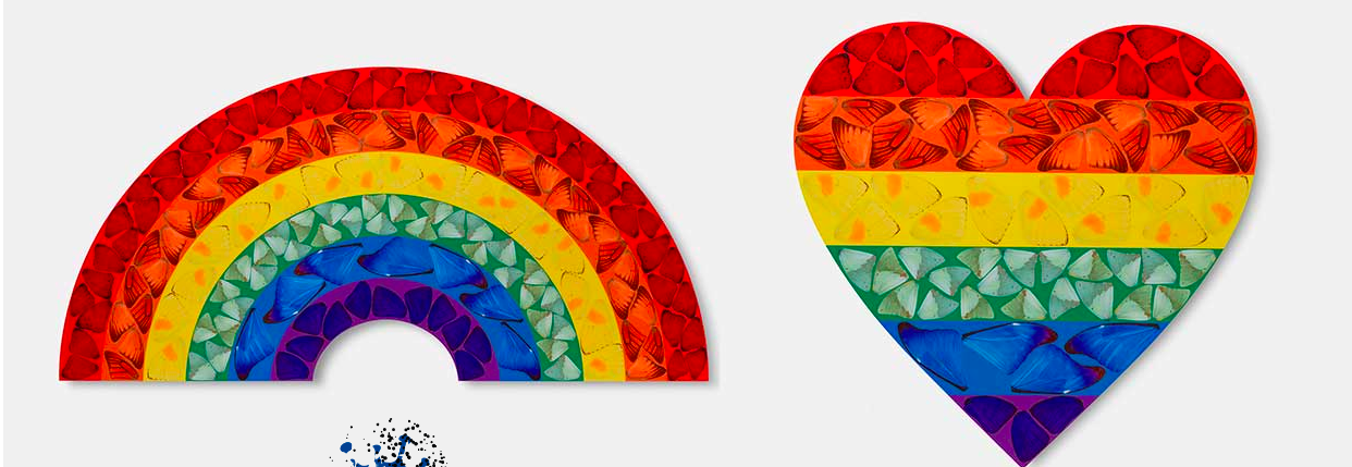 FAD MAGAZINE Damien Hirst limited edition rainbow prints released in support of NHS and The Felix Project