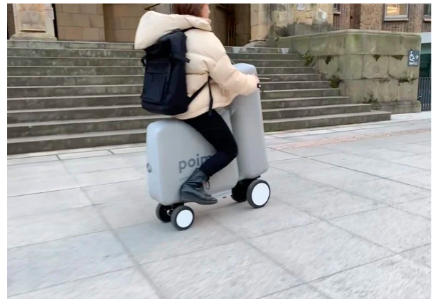 Introducing soft mobility- poimo the electric scooter that you can inflate with air. FAD MAGAZINE