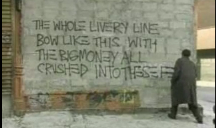 Jean Michel Basquiat just creating. FAD MAGAZINE