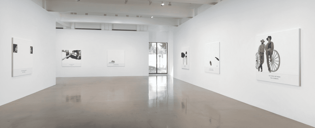 John Baldessari The Story Underneath, Sprüth Magers, New York, September 9th–October 29th, 2022 Install Shot