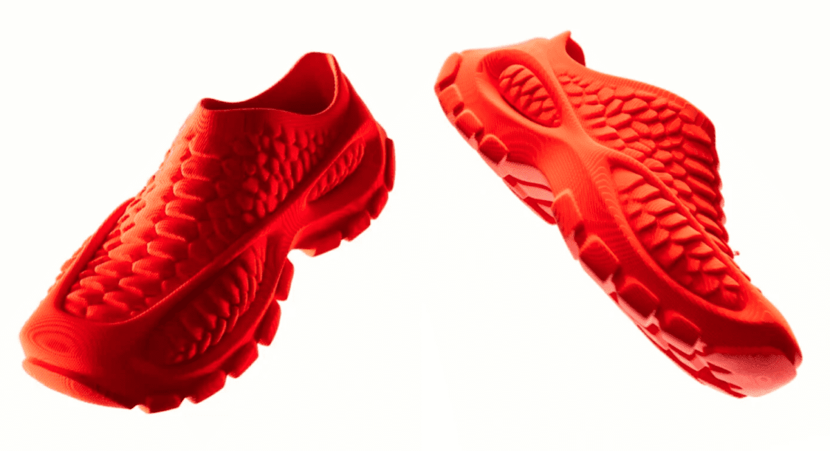 Washable, recyclable 3D-printed shoes.