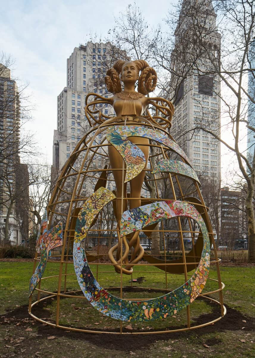 Shahzia Sikander, Witness (2023) in Madison Square Park