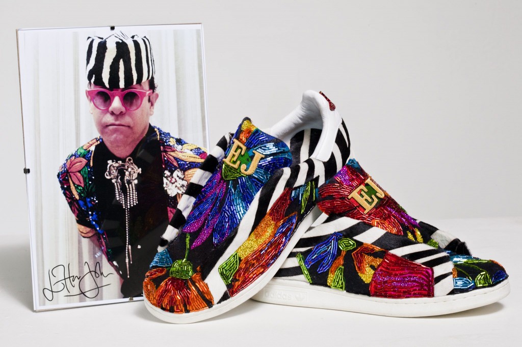 Sir Elton John adidas Stan Smith trainers