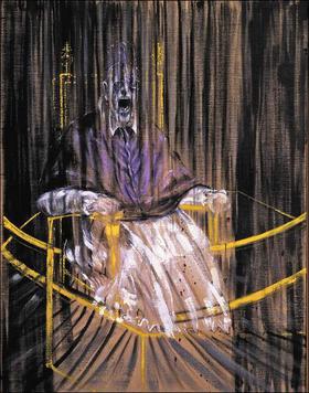 Francis Bacon's take on Velazquez's Pope Innocent X