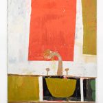 FAD MAGAZINE Florence Hutchings The Kitchen Sink II 2020 Oil, collage and oil bar on canvas 190 x 150 cm Florence Hutchings Low Res