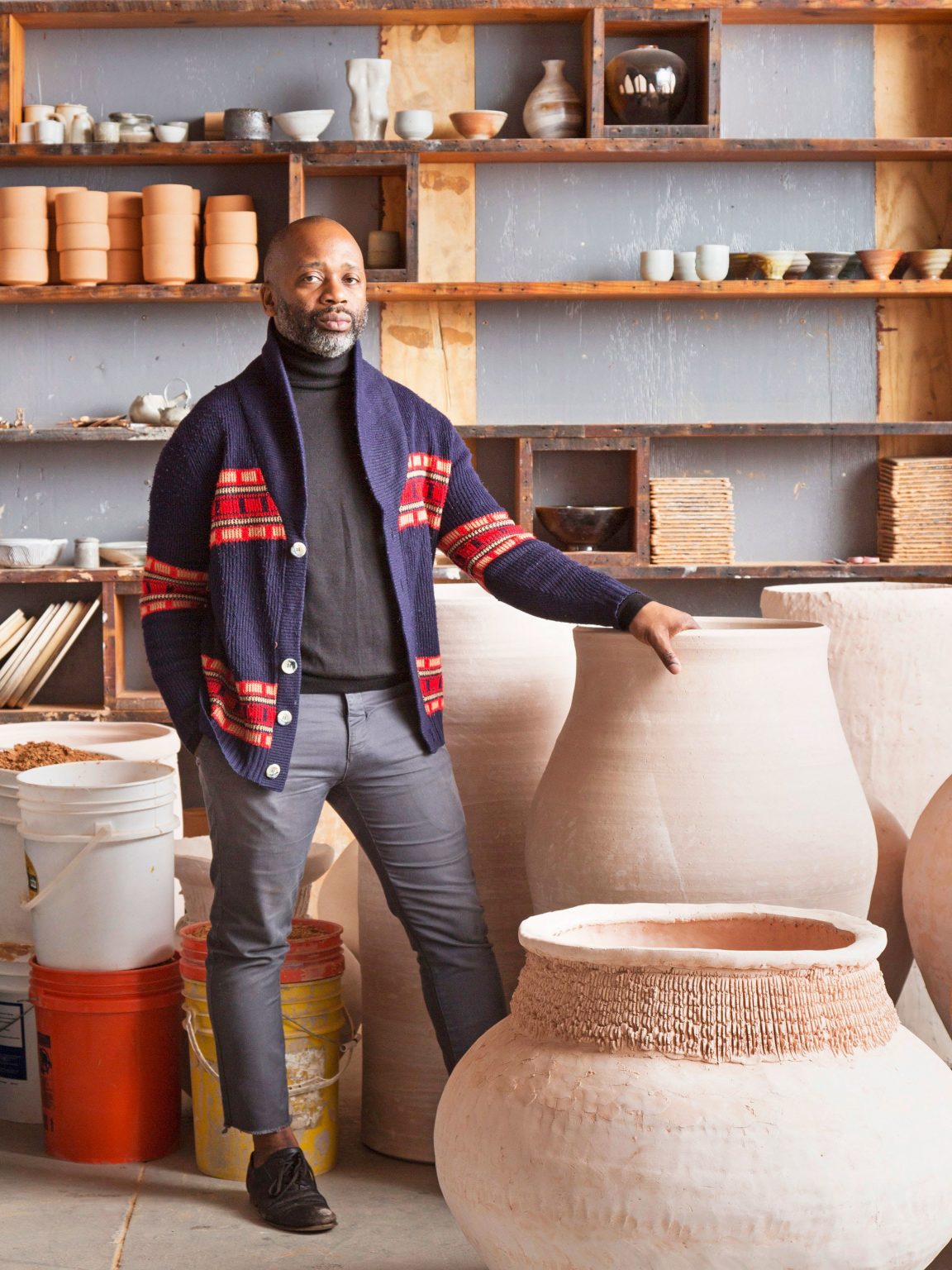3 major London galleries collaborate with artist Theaster Gates on a