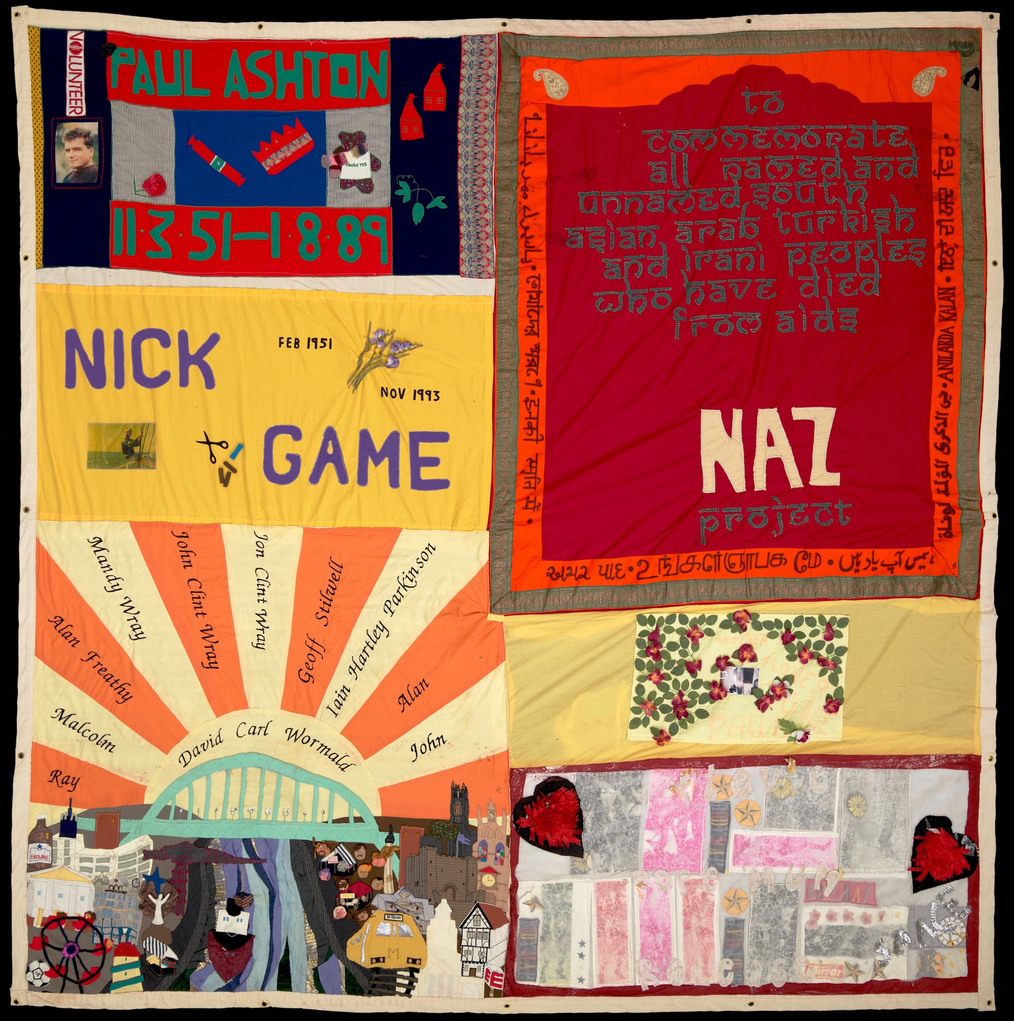UK AIDS Memorial Quilt to be shown in Tate Modern’s Turbine Hall