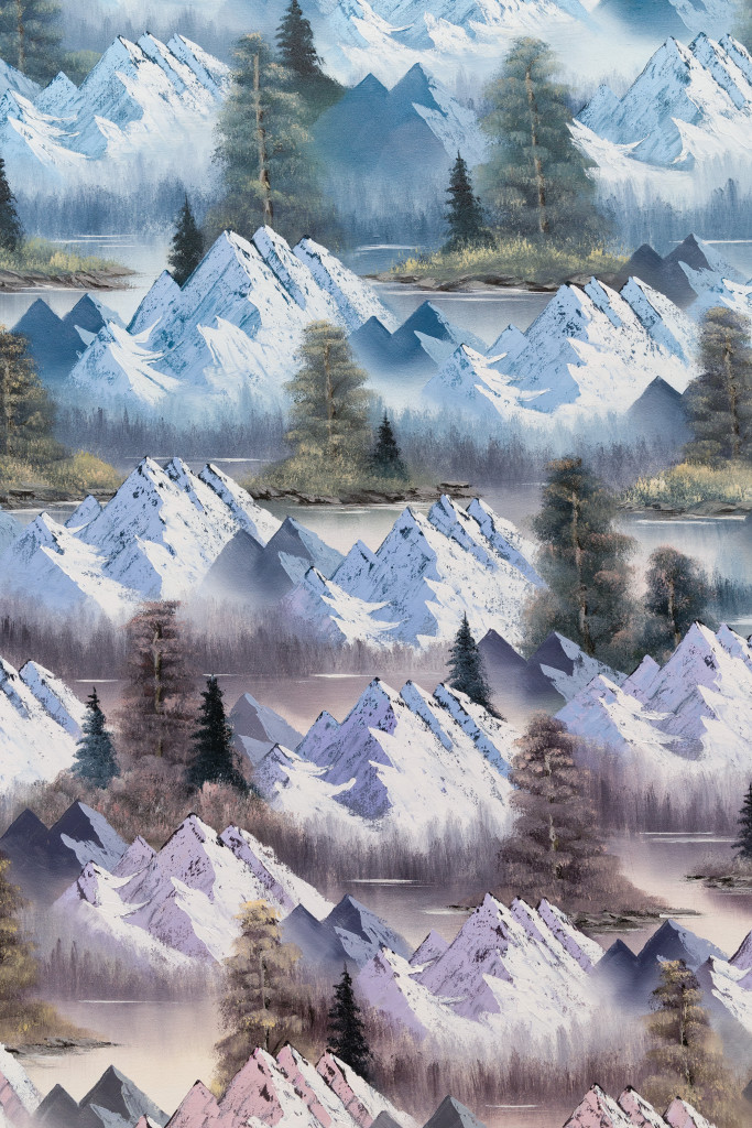 Neil Raitt, Graceful Mountains (detail), 2015 Oil on canvas 140 x 100 cm 55 x 39 in