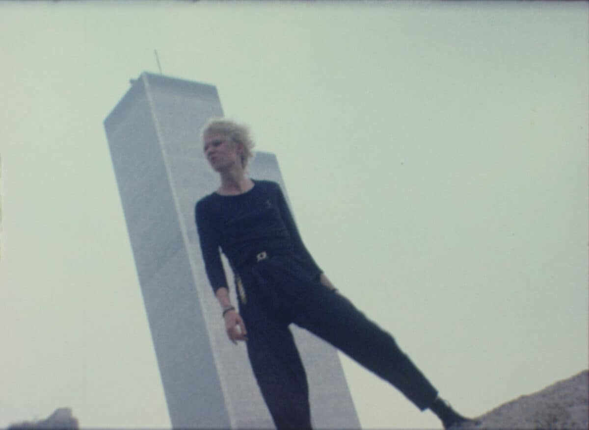 VIVIENNE DICKPat Place At The WTC (World Trade Center) 1978Super-8 film still printed on Hahnemühle Archival paper(She Had her Gun All Ready, 28 mins)30 x 40cmEdition of 9