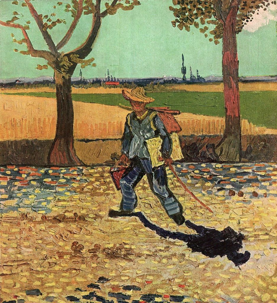 Van Gogh, On the Road to Tarascon, (July 1888). Oil on canvas FAD MAGAZINE