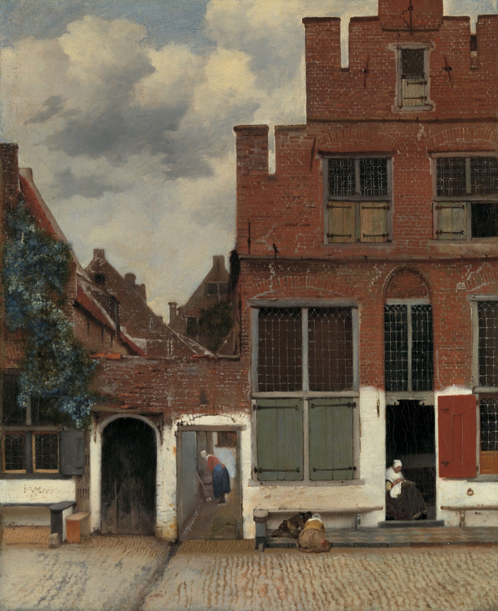 View Of Houses In Delft Known As ‘The Little Street Johannes Vermeer C. 1658 1670x2048 