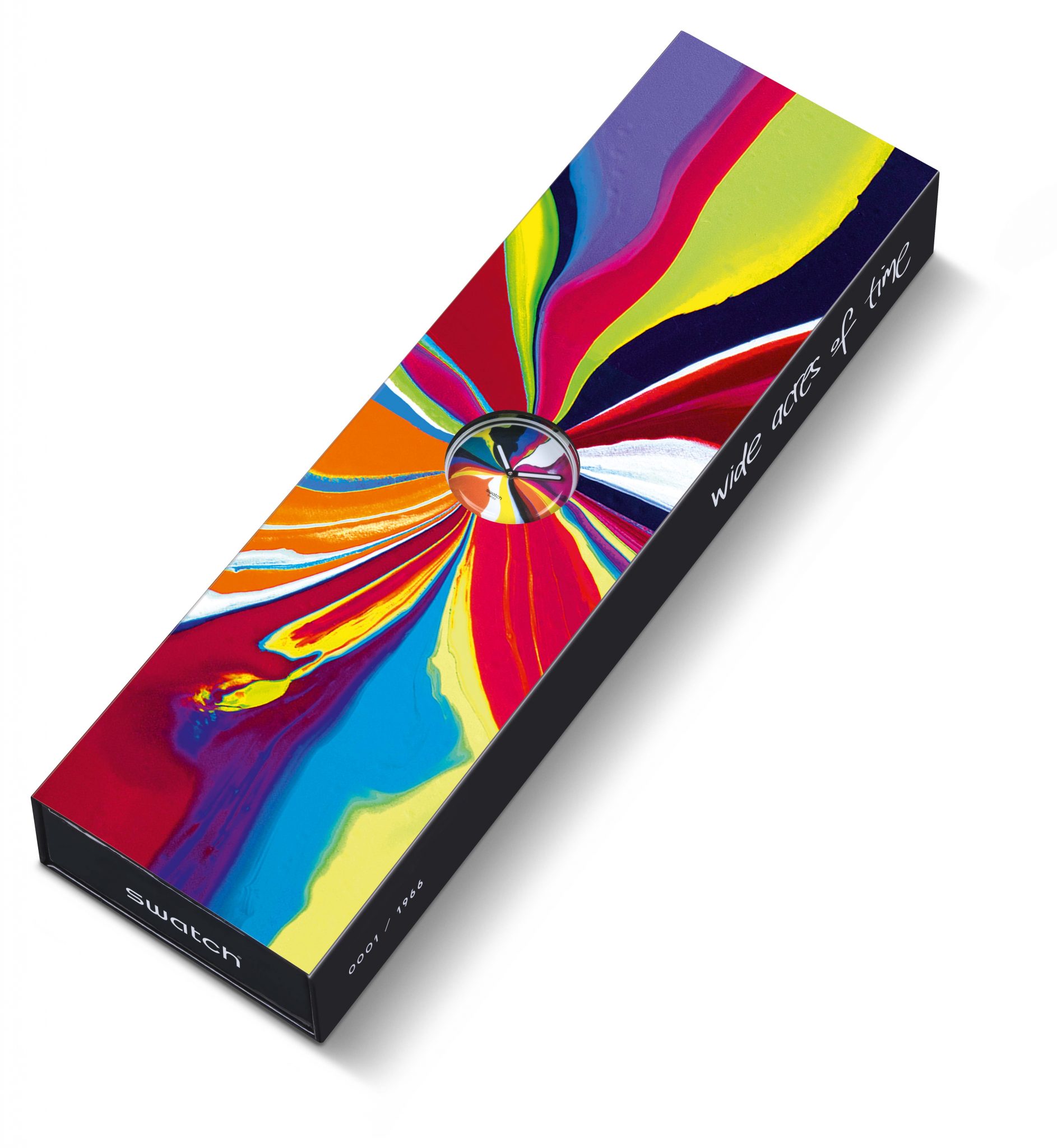 WIDE ACRES OF TIME, designed by Ian Davenport, Swatch Art Collection ...