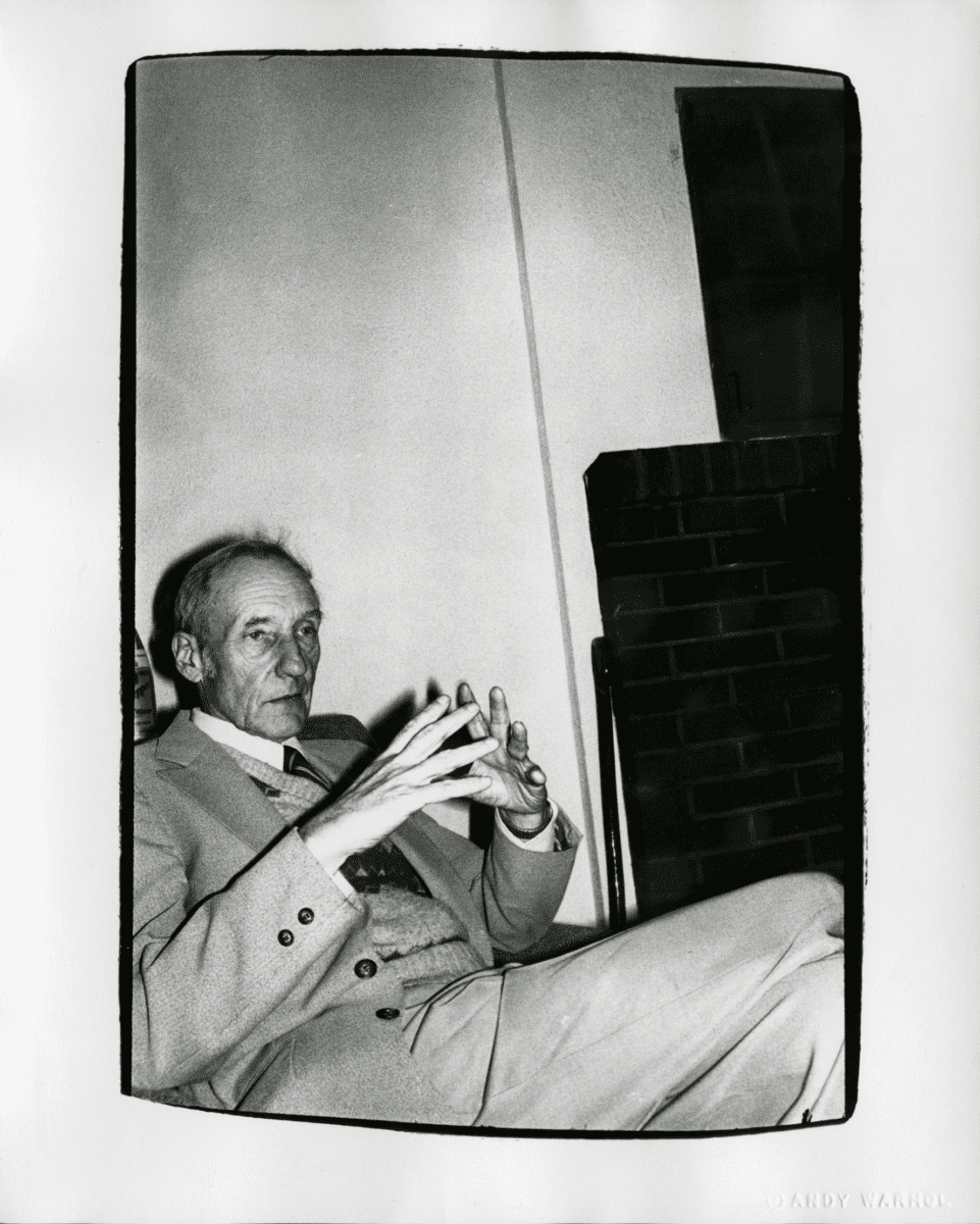 Andy Warhol William-S.-Burroughs-at-the-Chelsea-Hotel-1975