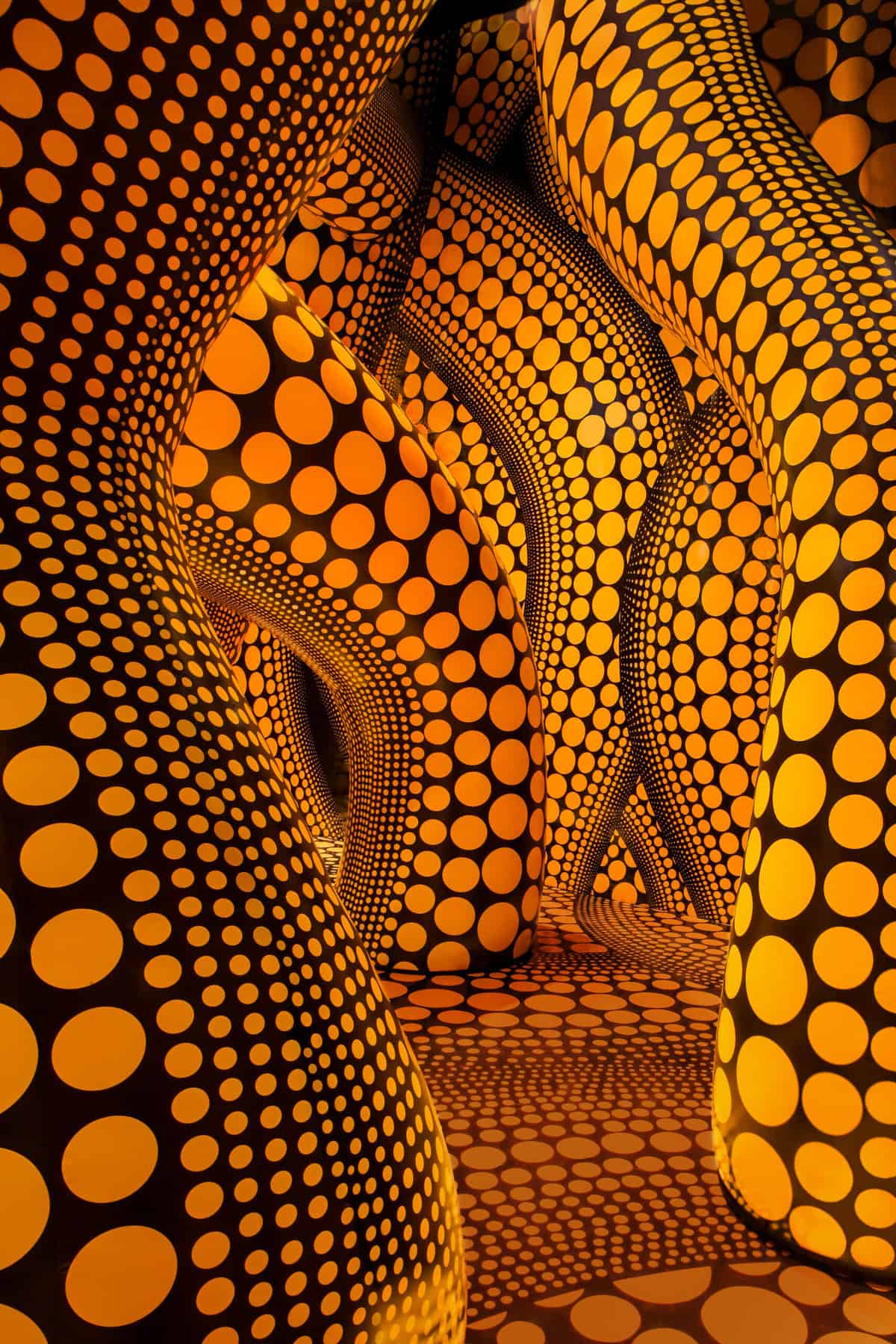 We're so excited for the Yayoi Kusama show that we paid homage