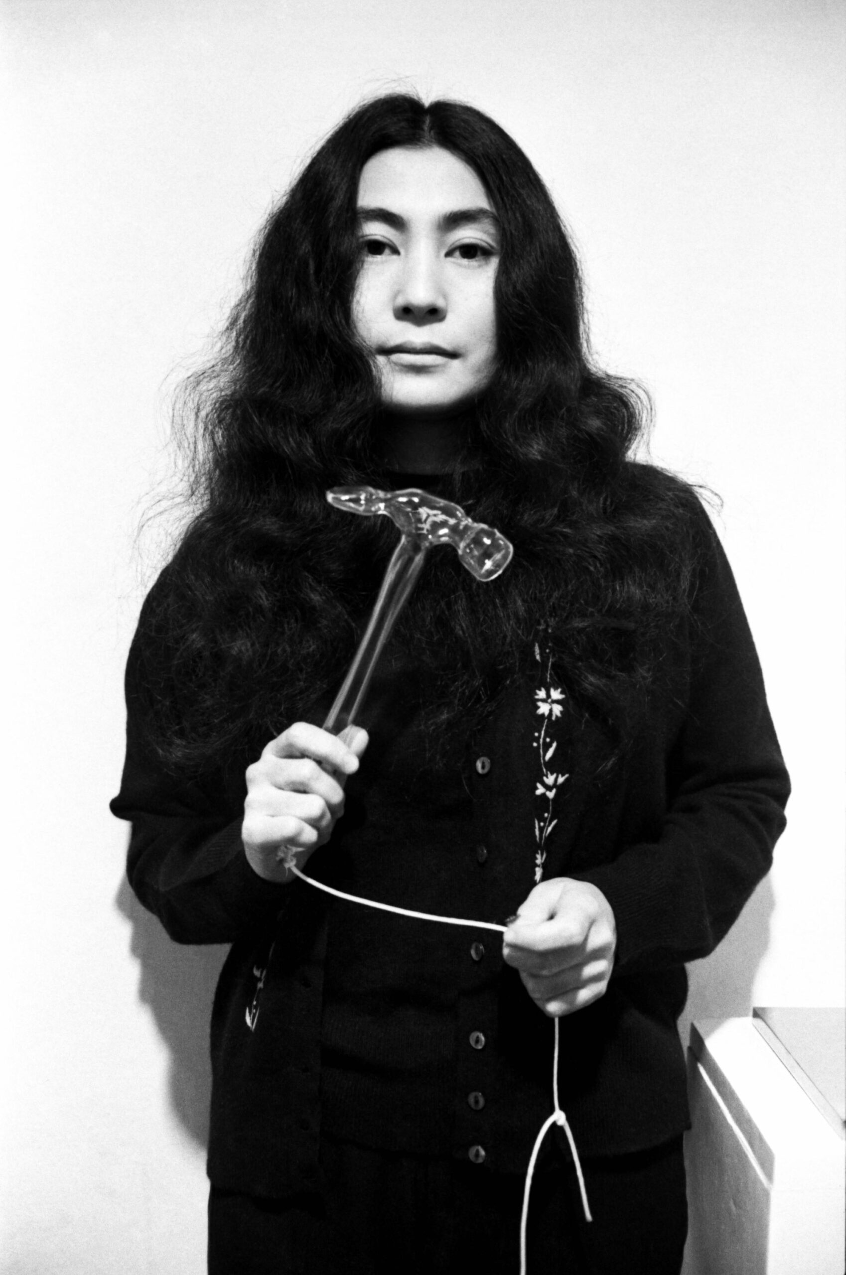 Yoko Ono With Glass Hammer 1967 From Half A Wind Show Lisson Gallery