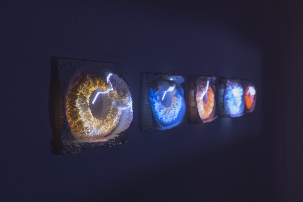 Yoon Chung Han (b.1983), “Eyes”, 2018, Interactive art installation, 3D-printed objects3