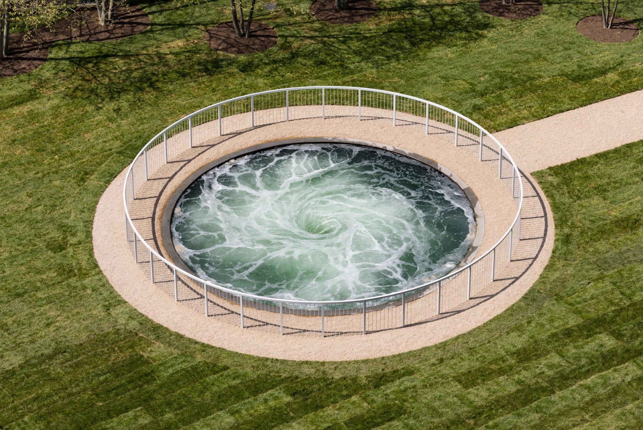 Anish Kapoor's giant whirlpool: 'Descension'.