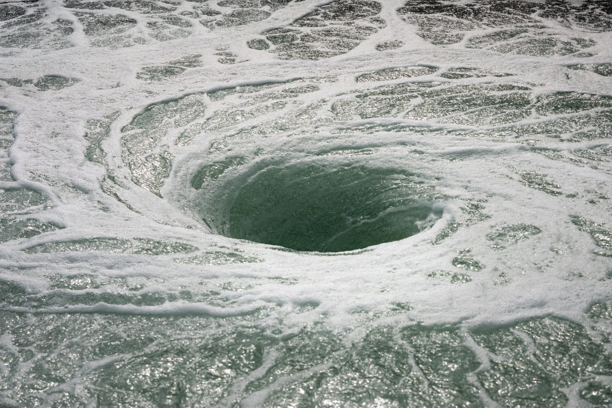 Anish Kapoor's giant whirlpool: 'Descension'.