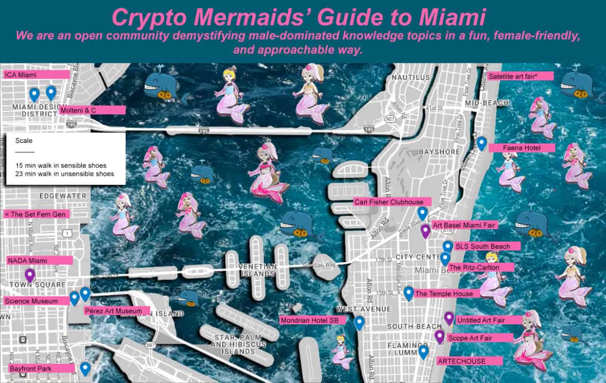 Crypto Mermaids’ Guide to Miami Art Week 2022 