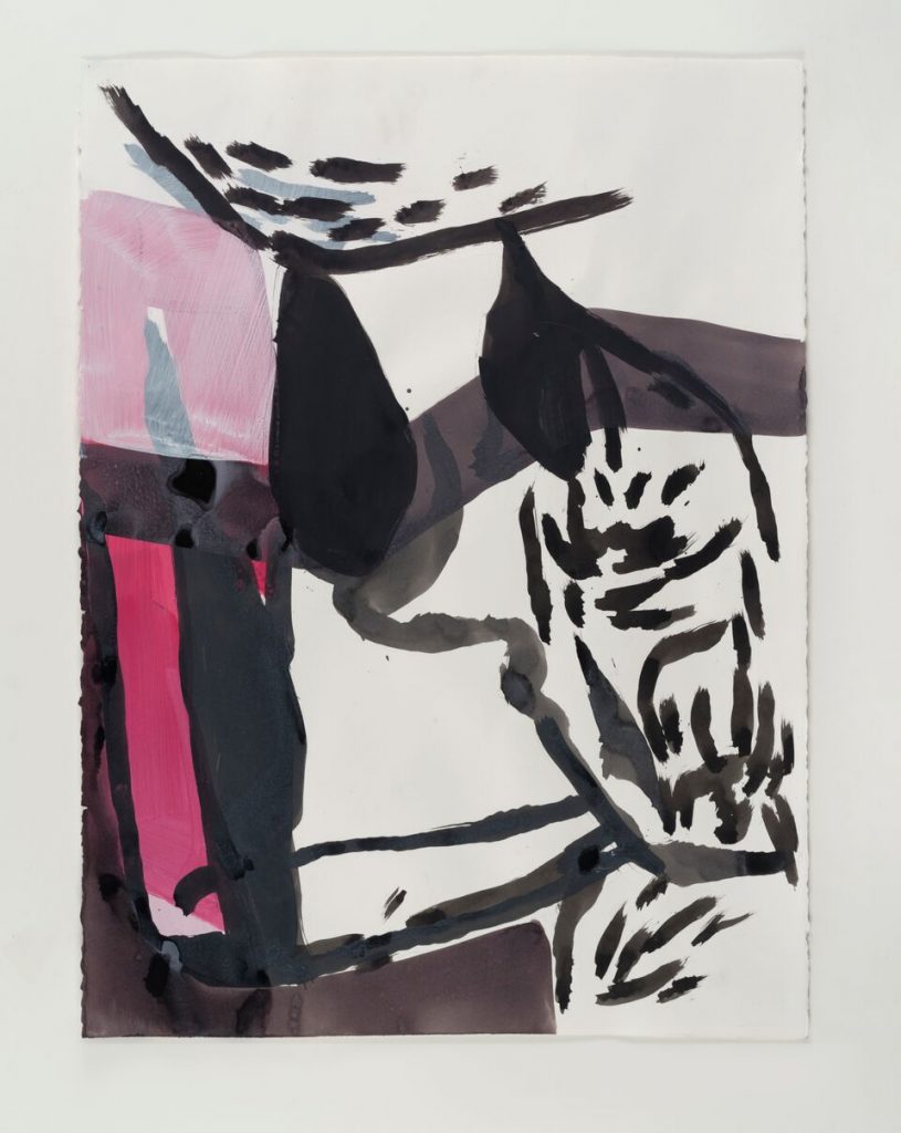 Amy SillmanPink Drawings, 2015-16Acrylic, charcoal, and ink on paper40 drawings30 x 22 1/2 inches / 76.2 x 57.2 cm each Copyright Amy SillmanCourtesy the artist