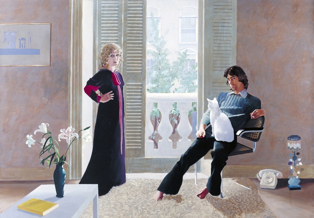 David Hockney Mr and Mrs Clark and Percy 1970–1 Acrylic on canvas © David Hockney