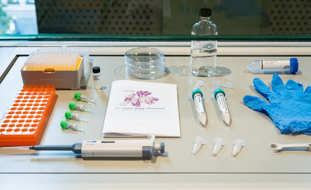 Don’t try this at home! This kit claims to include everything you would need to edit DNA. 