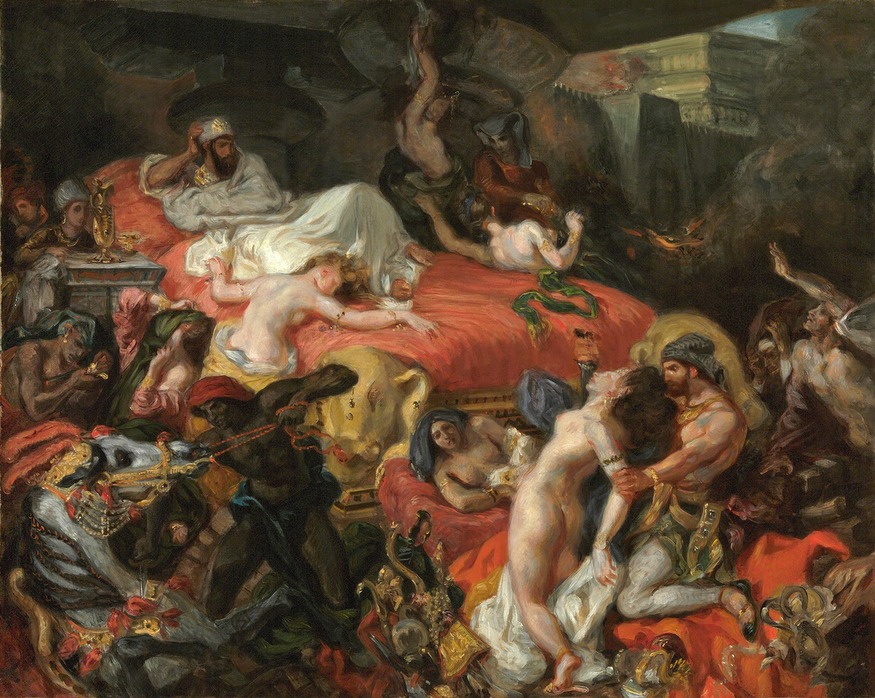 The Death of Sardanapalus, 1844