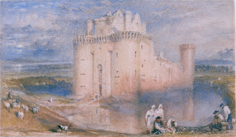 Caerlaverock Castle by Joseph Mallord William Turner Aberdeen Art Gallery and Museums Collection