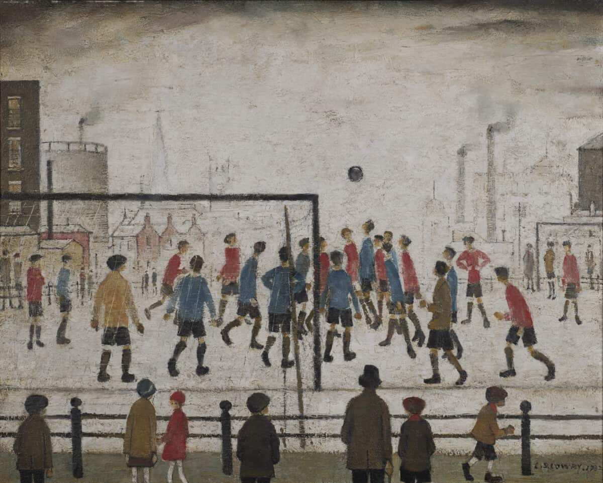 L.S.Lowry, A Football Match 