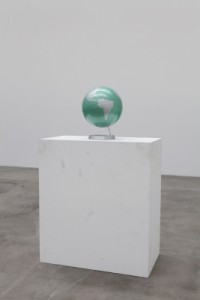 Globe and:with Pedestal - Darren Bader - Blum and Poe