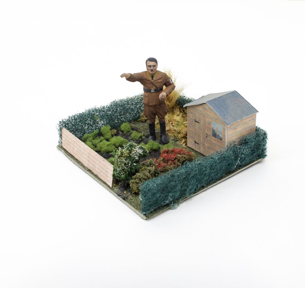 hitler in garden